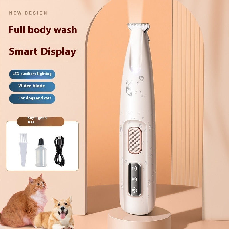 Pet Paw Trimmer with LED Light