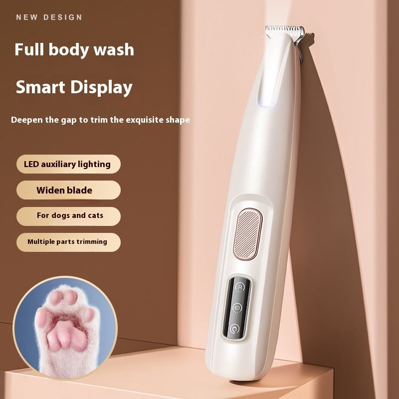 Pet Paw Trimmer with LED Light