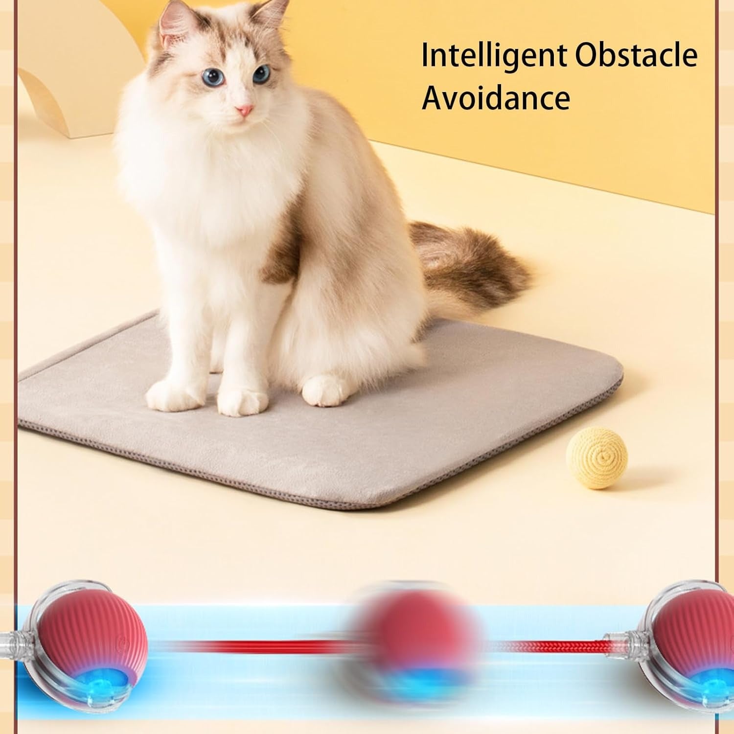 Interactive Smart Rolling Ball Toy for Pets