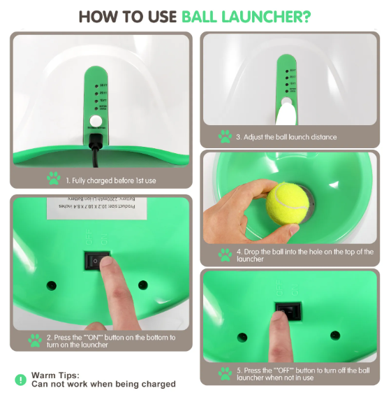 Pet Tennis Ball Launcher