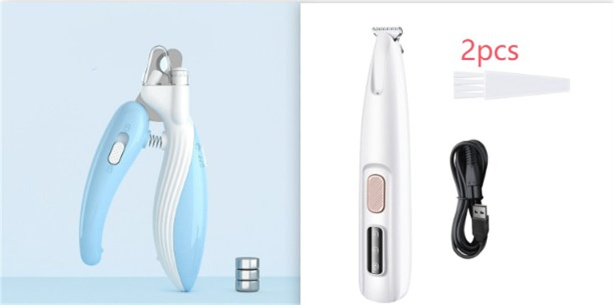 Pet Paw Trimmer with LED Light