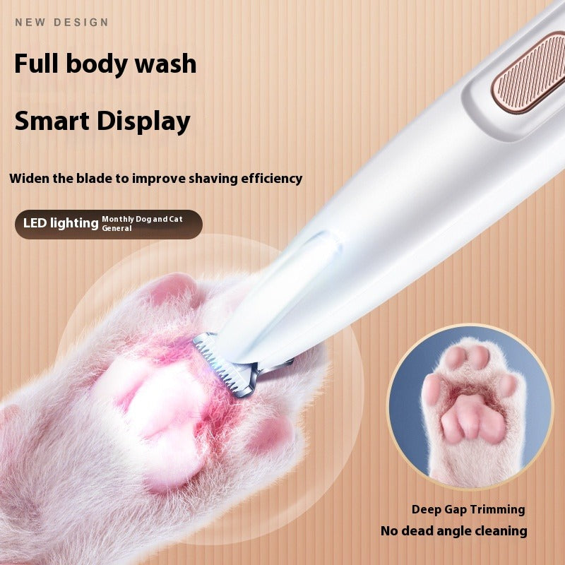 Pet Paw Trimmer with LED Light